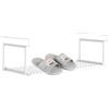 Generic Scaffale retrattile per scarpe, organizer per scarpe, da appendere sotto l'armadio, versatile per l'ingresso, organizer per cesti per armadio