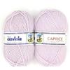 CERVINIA Filati Caprice Acrilico 100% - Confezione da 10 GOMITOLI da 50 gr. cad (Glicine - 1519)