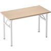 SogesHome Tavolo pieghevole per computer 120 x 60 x 75 cm PC scrivania scrivania scrivania ufficio scrivania tavolo da pranzo tavolo riunioni, Quercia Rosa