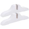 JHKNNK Supporto per Pannello in Legno di Pioppo 2 Pezzi Base per Pannelli Divisori Elegante e Stabile, per Uso Domestico e Ufficio, Protegge Mani e Pavimenti