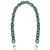 Milisten Borsa Tote con Catena Decorativa Acrilico da Tracolle per Borse Accessori per Manici di Borse Lega di Verde