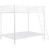 Vente-unique-Letto a castello 2 x 140 x 190 cm Metallo Bianco - GEMINI