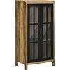 HOMCOM Credenza Moderna 2 Ante, Mobile per Soggiorno, 60x35x120cm Marrone