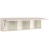 Composad | Pensile con 1 Anta Compatibile con Le Linee Vittoria, Brina e Ilago, Mobile Sospeso Soggiorno, Pensile Salotto (LxAxP): 123x35,7x30,3 cm, Grigio Cashmere Topmatt, Made In Italy