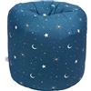 Ready Steady Bed, Poltrona a sacco per bambini, comoda, morbida, sicura, dal design ergonomico, adatta per la stanza dei giochi (chiaro di luna)