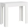 CASAARREDOSTUDIO Consolle Allungabile Bora Bianco Frassino