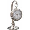 Loberon Barbe Orologio - Nostalgia autentica - Alluminio Lucido, Argento
