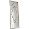 Loberon Millery Specchio - Ferro Massiccio con Finitura Antica - Utilizzo Versatile, Bianco Antico