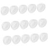 Kichvoe 30 Pezzi Cupole di Plastica Trasparente Semisfera 9 Cm per Decorazioni Natalizie Fai da Te, Coperture Riempibili per Palle di Neve, Accessori Artigianali per Decorazioni