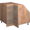 Vicco Mobile cucina angolare per sottotetto R-Line, Sonoma, 75.6 cm con 1 porta, carcassa dell'armadio profondità 60 cm, per la libera combinazione all'interno di sistemi cucina modulari