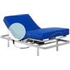 Geriafy - Letto elettrico regolabile con materasso Professional HR, Fodera impermeabile (80x190 cm)