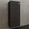 Planetmöbel Armadio de bagno midi antracite 32 cm | Mobile a muro con anta e 3 scomparti, Armadietto piccolo salvaspazio per bagni moderni