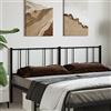 IBUQDDV Spalliera Letto Matrimoniale Testata Letto Matrimoniale Testiere Per Letto Matrimoniale Spalliera Letto Singolo Testiera in Metallo Nero 200 cm per Camera Degli Ospiti Camere Da Letto Dormitorio