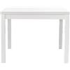 milani home MilaniHome.it - Tavolo da Pranzo Moderno Allungabile A Libro Frassinato 100x100/200di coloreBianco