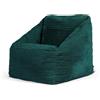 icon Natalia Pouf Bambini, Verde Acqua, Velluto a Coste, Pouf Poltrona, Poltrona Sacco con Riempimento Incluso, Sedia Bambini, Mobili Camera da Letto