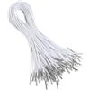 Anneome Cordino Elastico con Ganci Metallici per Cappelli 150 Pezzi Bianco | Poliestere, Design Multiuso per Progetti Fai da Te, Adatto a Costume e Maschera