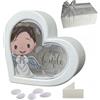 Regalami.Shop Bomboniera Lampada Angioletto Personalizzabile cm 9,5x10 Completa di Scatola, Confetti. Nastro e Bigliettino Personalizzato (Angioletto)