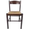 Sedam Srl Sedia Pisa, In Legno Massello, Seduta in Paglia, Varie Colorazioni Disponibili (Noce) ORDINE MINIMO 2 SEDIE