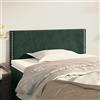 ZQQLVOO Testata della camera da letto Testiera letto matrimoniale Testiera letto singolo Testiera Verde Scuro 80x5x78/88 cm in VellutoAdatto per camera degli ospiti, cottage