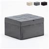Produce Shop Pouf Poltrona Letto Pieghevole in Tessuto Sweet Relax - Grigio Scuro