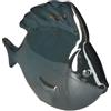 Keyhomestore- Soprammobile Pesce in Ceramica, Color Blu Cobalto, Altezza cm 20, Ideale Come soprammobile per Interno ed Esterno.