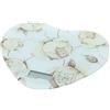 Hervit Bilancia Elettrica da Cucina a Forma di Cuore Baccarat con Tara Regolabile - Bilancia da Cucina, Bilancia per Alimenti, Bilancia Digitale, Regalo - 24x21cm