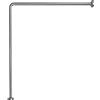 GEDY Telaio Tenda Doccia angolare Cromo, Misure: 80X80 CM, Lunghezze Tubi Sono rifilabili, Adatto a Tende Larghe dai 180cm ai 240cm, Asta Doccia in Acciaio, Design R&S Gedy, 2 Anni di Garanzia