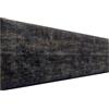 DHOME Testiera Imbottita Liscia Esclusiva Serie Luxury Edition da Parete Acustica Fonoassorbente per Letto e Camera da Letto (Luxurious Black, 160cm, 4cm Spessore)
