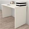 Henor Scrivania In Legno 115 x 60 x 75 cm Tavolo Da Computer E Studio Con Piedini Livellatori Per Ufficio O Cameretta Bianco