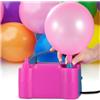 OISE ART STORE Trade Shop - Gonfiatore Elettrico Gonfia Palloncini Pompa 600 W 4 Beccucci per Party Feste