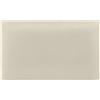 DecoNest Testiera Cuscino da parete decorazione da parete pannello acustico pannello da parete 3d lusso moderno imbottito 50 x 40 cm Cremoso