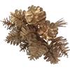 Zelda Bomboniere Pick Pigne Artificiali Oro D 4,5 Pz 12 Decorazioni Addobbi Natale