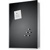 Blomus Velio, Contenitore Portachiavi, tavoletta con Magnete, 40x30 cm, Nero, 65366