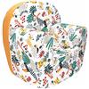 baby idea Babysanity® Poltroncina Bimbi Rivestimento 100% Cotone Sfoderabile Imbottitura Alta Intensità Migliorata Poltrona per Bambini Comoda Leggera Ideale per Cameretta -Made in Italy- (Tropical)
