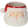 Keyhomestore- Babbo Natale a Forma di Vaso Porta Piante e Fiori, Ideale Come Decorazione Natalizia per Interni. Idea Regalo e soprammobile Decorativo per mobili.