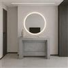 VE.CA.s.r.l. VE.CA - Tavolo Allungabile Karen, Made in Italy - Console Allungabile fino a 3 Metri, 14 Posti - Salvaspazio con Porta Prolunghe, Arredo Moderno da Sala da Pranzo (Cemento, TAVOLO)