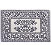 HomeLife - Tappeto Bagno Lungo Cotone [45x60 Cm] Made in Italy - Tappeti Bagno Moderni Alta Qualità | Spugna Bagno Lavabile in Lavatrice | Tappetini Bagno Senza Antiscivolo | Tappeto Blu