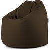 extroitaly TERA - Pouf Poltrona (78x78cm, H.93) per Sedersi in Ecopelle con Cuciture Rinforzate, Poltroncine da Salotto e Giardino Adatte per Interno ed Esterno, Antimacchia e Idrorepellente