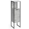 Vicco Mobiletto bagno Fyrk, Calcestruzzo, 33 x 120.4 cm, per la conservazione di accessori da bagno e la combinazione con Fyrk