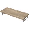 Mai & Mai Mensola Portalavabo 50cmx120cm, Mensola per Lavabi d'Appoggio Mensolone Sospeso per Lavabo Platte04, Rovere chiaro