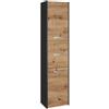 3E 3xE living.com Mobile bagno moderno in 5 colori. Colore: Antracite/Quercia artigianale