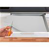 BIANCHERIAWEB Tappetino Gommato Antiscivolo Multiuso per Cassetti e Superfici Colore Bianco 65x100cm Bianco