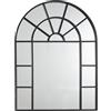 HOME DECO FACTORY Specchio per finestra in metallo, 60 x 80 cm, decorazione da parete, specchio