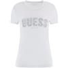 GUESS T-SHIRT LOGO LACE DONNA