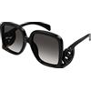 Gucci Occhiali da Sole GG1326S Black/Grey Shaded 58/19/140 donna