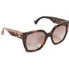 Gucci Occhiali da Sole GG1300S Havana/Brown Shaded 55/19/145 donna