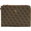 GUESS pochette Milano Clutch Coffee marrone