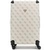 GUESS carrello 28 In 8-Wheeler Exp. Dark Taupe Logo avorio
