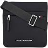 Tommy Hilfiger Borsa a Tracolla Uomo Signature Mini Crossover Piccola, Nero (Black), Taglia unica