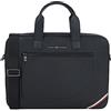 Tommy Hilfiger Th Central - Borsa porta computer sottile, colore: nero, Nero (Nero), One size